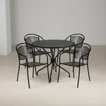 Flash Furniture CO-35RD-03CHR4-BK-GG