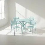 Flash Furniture CO-35RD-03CHR4-SKY-GG