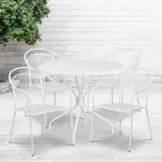 Flash Furniture CO-35RD-03CHR4-WH-GG