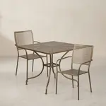 Flash Furniture CO-35SQ-02CHR2-GD-GG