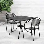 Flash Furniture CO-35SQ-03CHR2-BK-GG