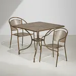 Flash Furniture CO-35SQ-03CHR2-GD-GG