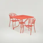 Flash Furniture CO-35SQ-03CHR2-RED-GG
