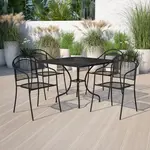 Flash Furniture CO-35SQ-03CHR4-BK-GG