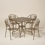 Flash Furniture CO-35SQ-03CHR4-GD-GG