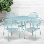 Flash Furniture CO-35SQ-03CHR4-SKY-GG