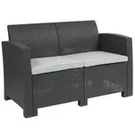 Flash Furniture DAD-SF2-2-DKGY-GG