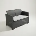 Flash Furniture DAD-SF2-2-DKGY-GG