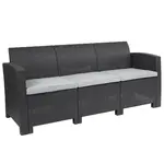 Flash Furniture DAD-SF2-3-DKGY-GG
