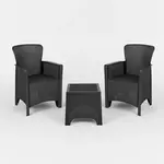 Flash Furniture DAD-SF3-2P-SET-GG