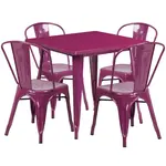 Flash Furniture ET-CT002-4-30-PUR-GG