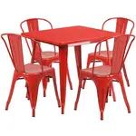 Flash Furniture ET-CT002-4-30-RED-GG