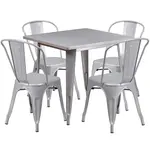 Flash Furniture ET-CT002-4-30-SIL-GG