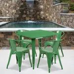 Flash Furniture ET-CT002-4-70-GN-GG