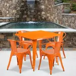 Flash Furniture ET-CT002-4-70-OR-GG