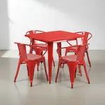 Flash Furniture ET-CT002-4-70-RED-GG