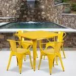 Flash Furniture ET-CT002-4-70-YL-GG