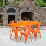 Flash Furniture ET-CT005-4-30-OR-GG