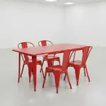 Flash Furniture ET-CT005-4-30-RED-GG