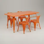 Flash Furniture ET-CT005-4-70-OR-GG