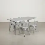 Flash Furniture ET-CT005-4-70-SIL-GG