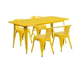 Flash Furniture ET-CT005-4-70-YL-GG