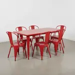 Flash Furniture ET-CT005-6-30-RED-GG