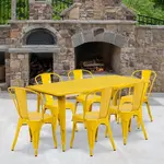 Flash Furniture ET-CT005-6-30-YL-GG