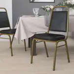 Flash Furniture FD-BHF-1-ALLGOLD-BK-GG