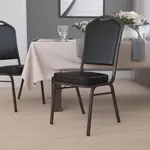 Flash Furniture FD-C01-GOLDVEIN-BK-VY-GG