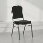 Flash Furniture FD-C01-SILVERVEIN-BK-BK-GG