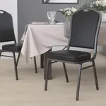 Flash Furniture FD-C01-SILVERVEIN-BK-VY-GG