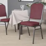 Flash Furniture FD-C01-SILVERVEIN-BURG-VY-GG
