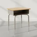 Flash Furniture FD-DESK-GY-MPL-GG