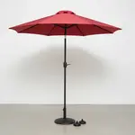 Flash Furniture 9ft Red Patio Umbrella with Crank Lift