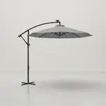 Flash Furniture Sedona Patio Cantilever Umbrella with LED Lights