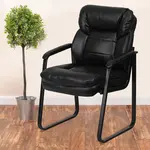Flash Furniture GO-1156-BK-LEA-GG