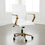 Flash Furniture GO-21111B-WH-GLD-GG