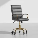 Flash Furniture GO-2286M-BK-GLD-RLB-GG