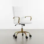 Flash Furniture GO-2286M-WH-GLD-RLB-GG