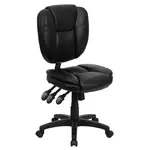 Flash Furniture GO-930F-BK-LEA-GG