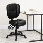 Flash Furniture GO-930F-BK-LEA-GG