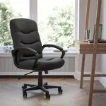Flash Furniture GO-977-1-BK-LEA-GG