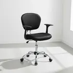 Flash Furniture H-2376-F-BK-ARMS-GG