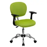 Flash Furniture H-2376-F-GN-ARMS-GG