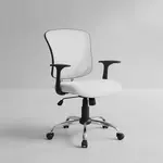 Flash Furniture H-8369F-WHT-GG