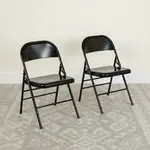 Flash Furniture 2-HF3-MC-309AS-BK-GG