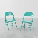 Flash Furniture 2-HF3-TEAL-GG