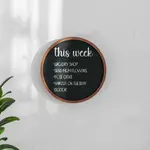 Flash Furniture HGWA-CHKCIRCLE12-2PK-BRN-GG