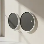 Flash Furniture HGWA-CHKCIRCLE18-WHTWSH-GG